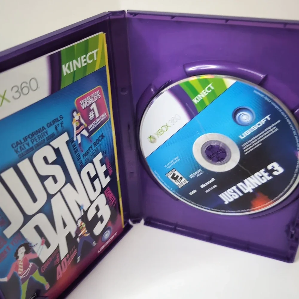 Xbox 360 Kinect Game Lot 4 Pieces‎ total CIB Tested Working